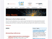 Tablet Screenshot of cxnets.org